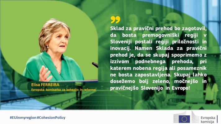 Kohezijska politika: več kot 258 milijonov evrov za Slovenijo