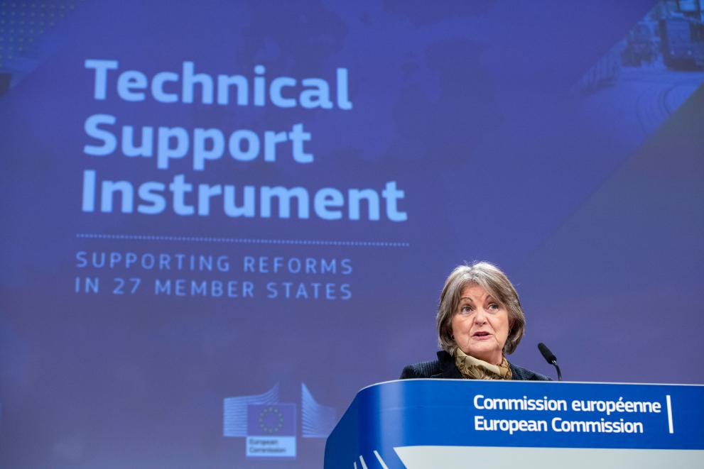 Press conference by Elisa Ferreira, European Commissioner, on the Technical Support Instrument to support reforms in 27 Member States