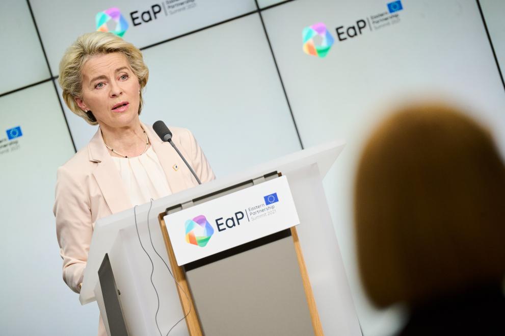 Participation of Ursula von der Leyen, President of the European Commission, in the Eastern Partnership Summit