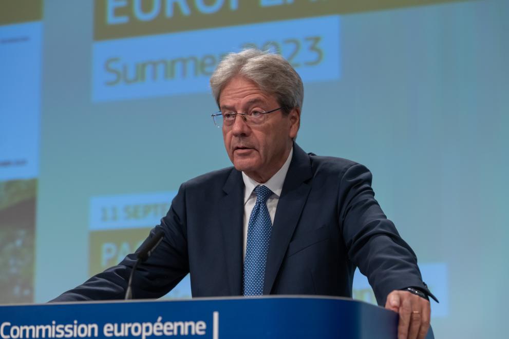 Press conference by Paolo Gentiloni, European Commissioner, on the Summer 2023 Economic Forecast	