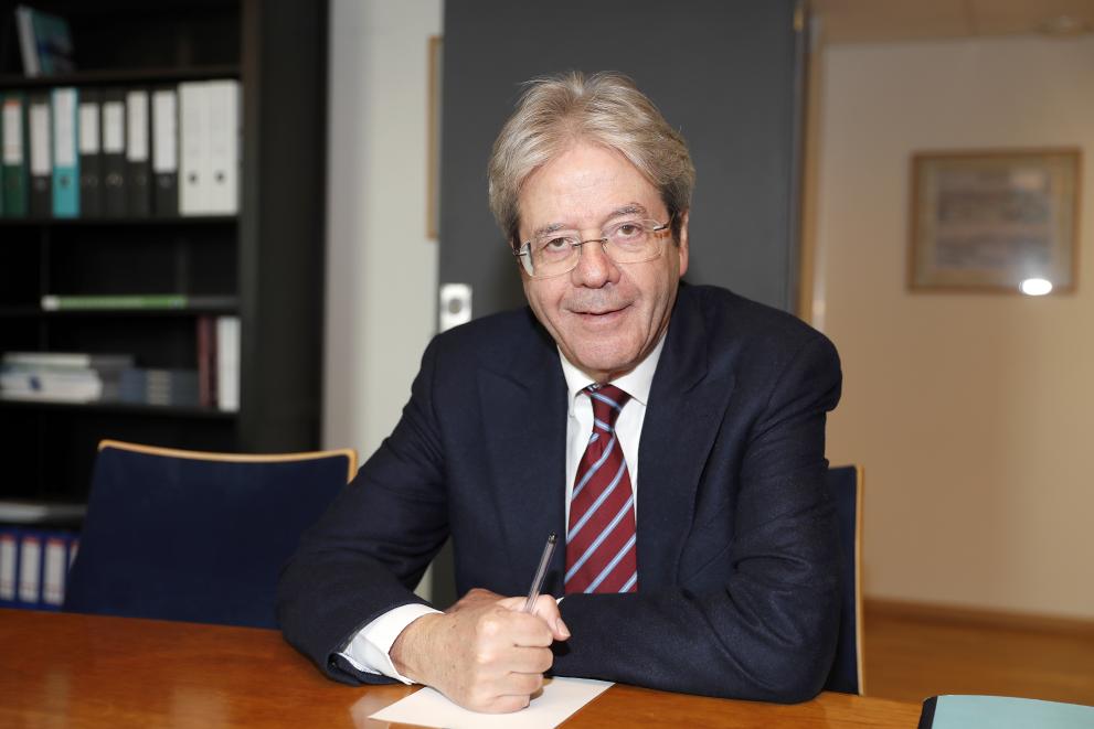 Visit of Paolo Gentiloni, European Commissioner, to Norway
