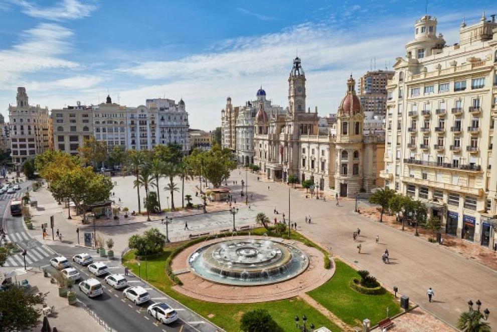Špansko mesto Valencia je danes uradno postalo Zelena prestolnica Evrope za leto 2024 (fotografija centra Valencie)